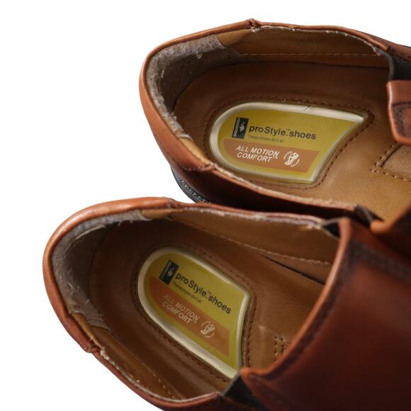 Dockers Mens Pro Style Slip On Loafers Size 8 Brown Leather All Motion Comfort - Picture 6 of 8